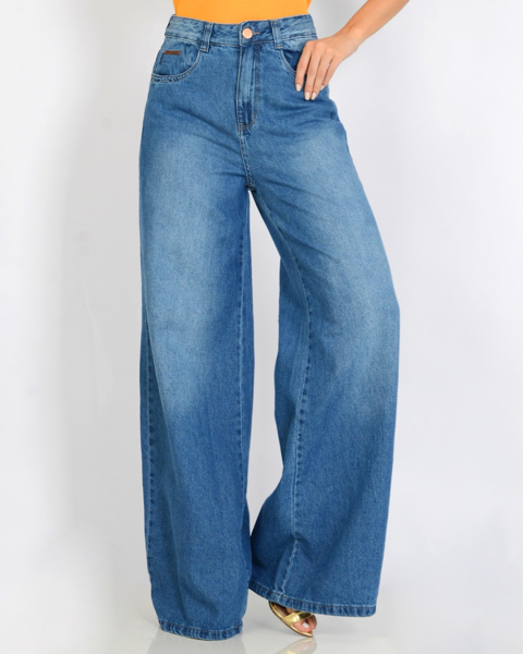 Calça Jeans Wide Leg