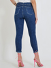 CALÇA JEANS CROPPED BARRA VIRADA